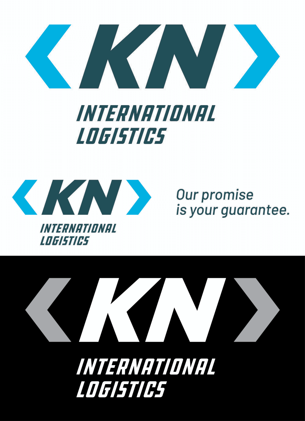 KN International Trucking company logo for KN International