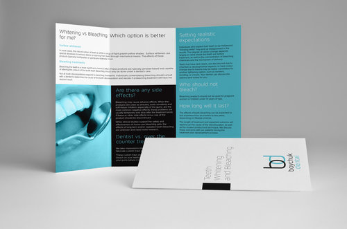 Brochure mockup for Boychuk Dental