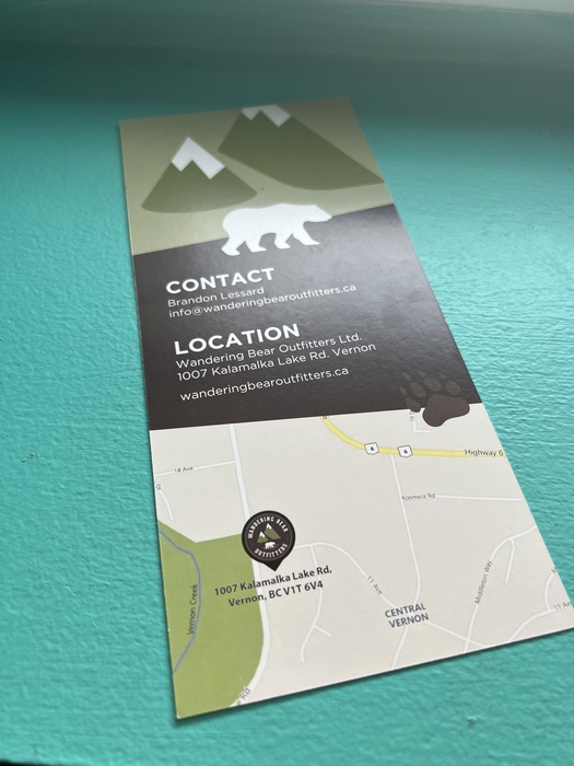 Wandering Bear business brochure design