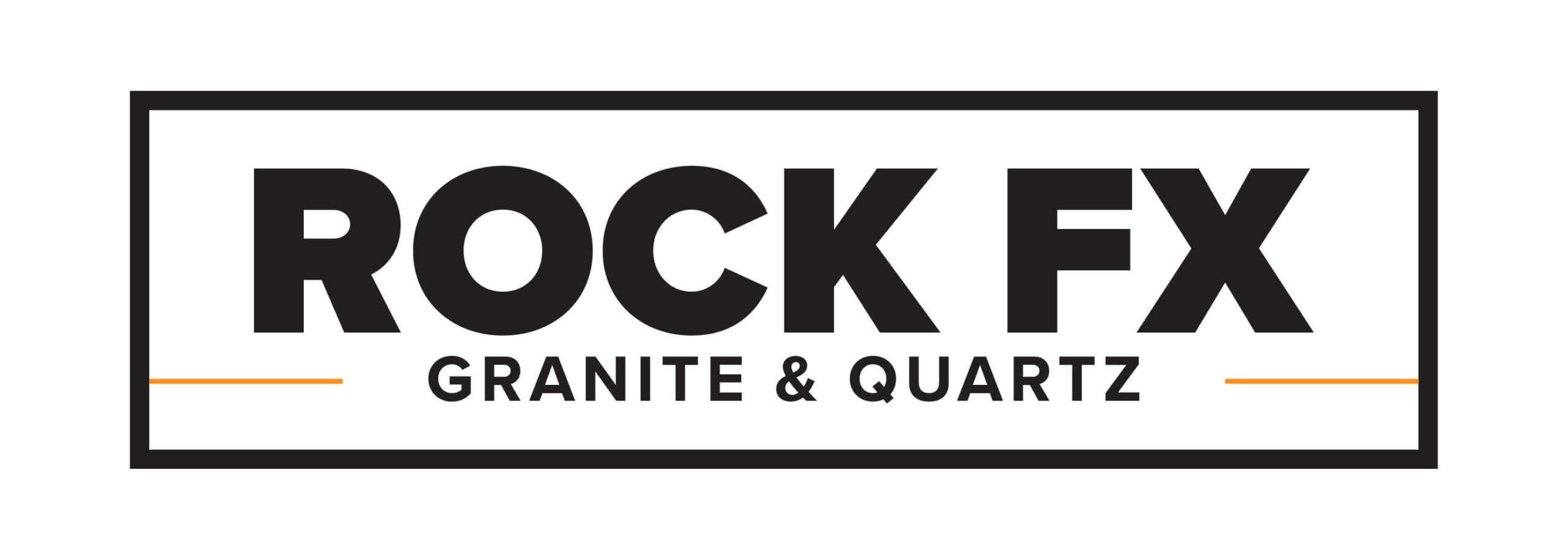 Alternate text-only version of the Rock FX logo
