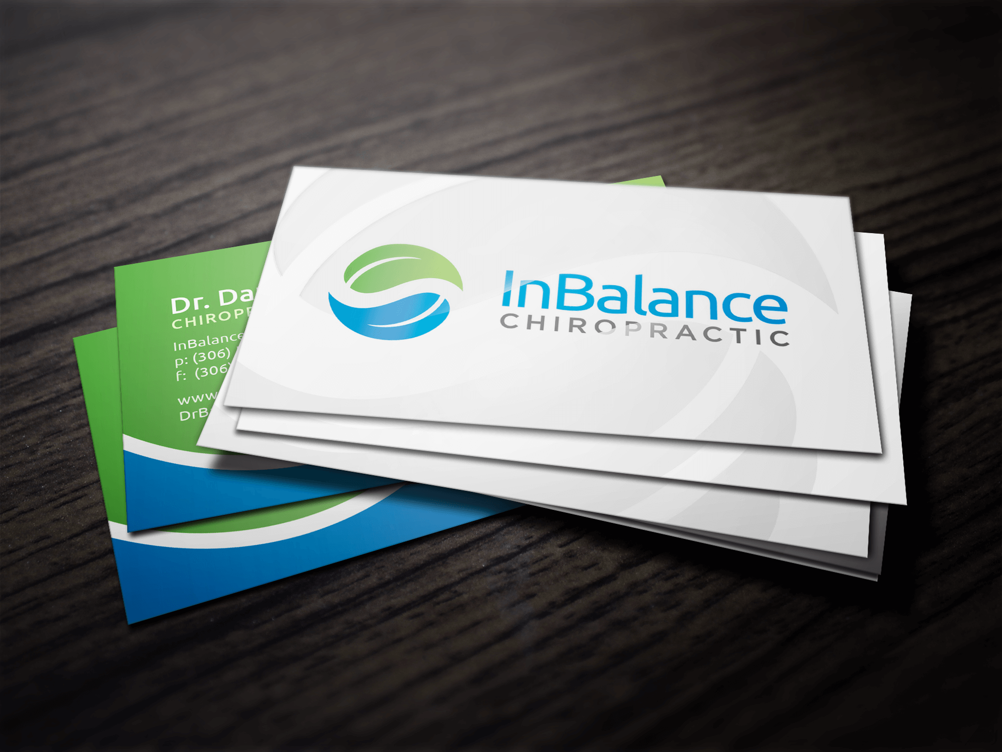 InBalance business card mockups