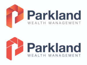 Parkland Wealth Management company logo with their name and an abstract P