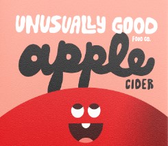 Unusually Good Apple Cider, a website for a non-profit organization in the Okanagan