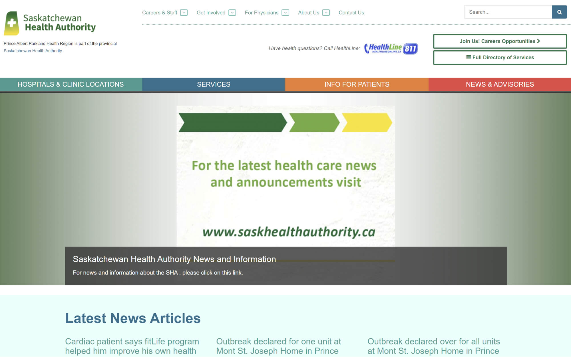PAPHR DNN web application homepage for PAPHR