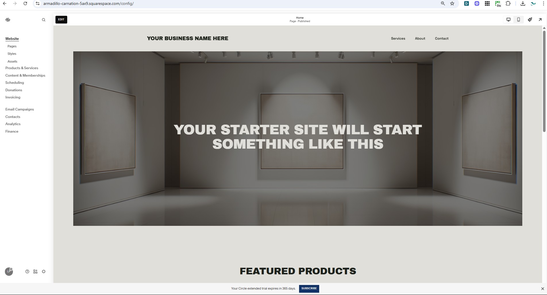 starter-site2 Squarespace starter site with Lesia Design & Digital