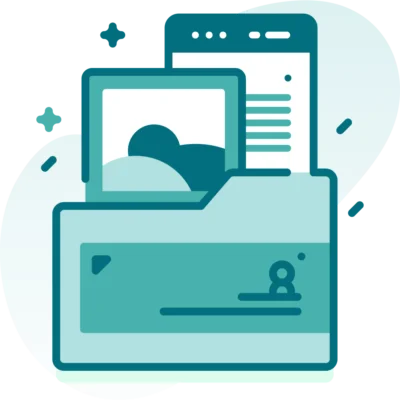 folder with image files Graphic image files